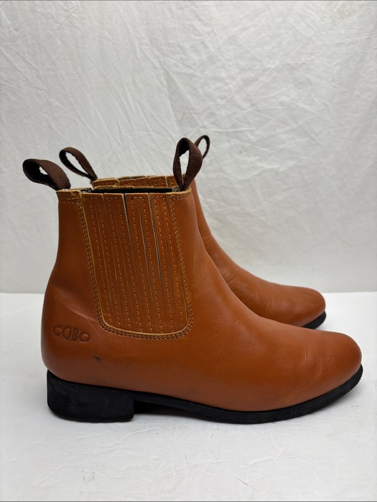Cobo Men\'s Leather Chelsea Boots, SZ 7.5, box 61 main image 4